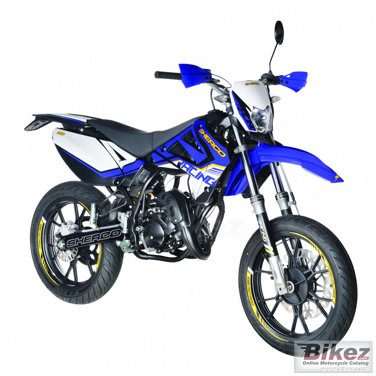 Big Sherco sm 50 supermoto picture and wallpaper from Bikez.com